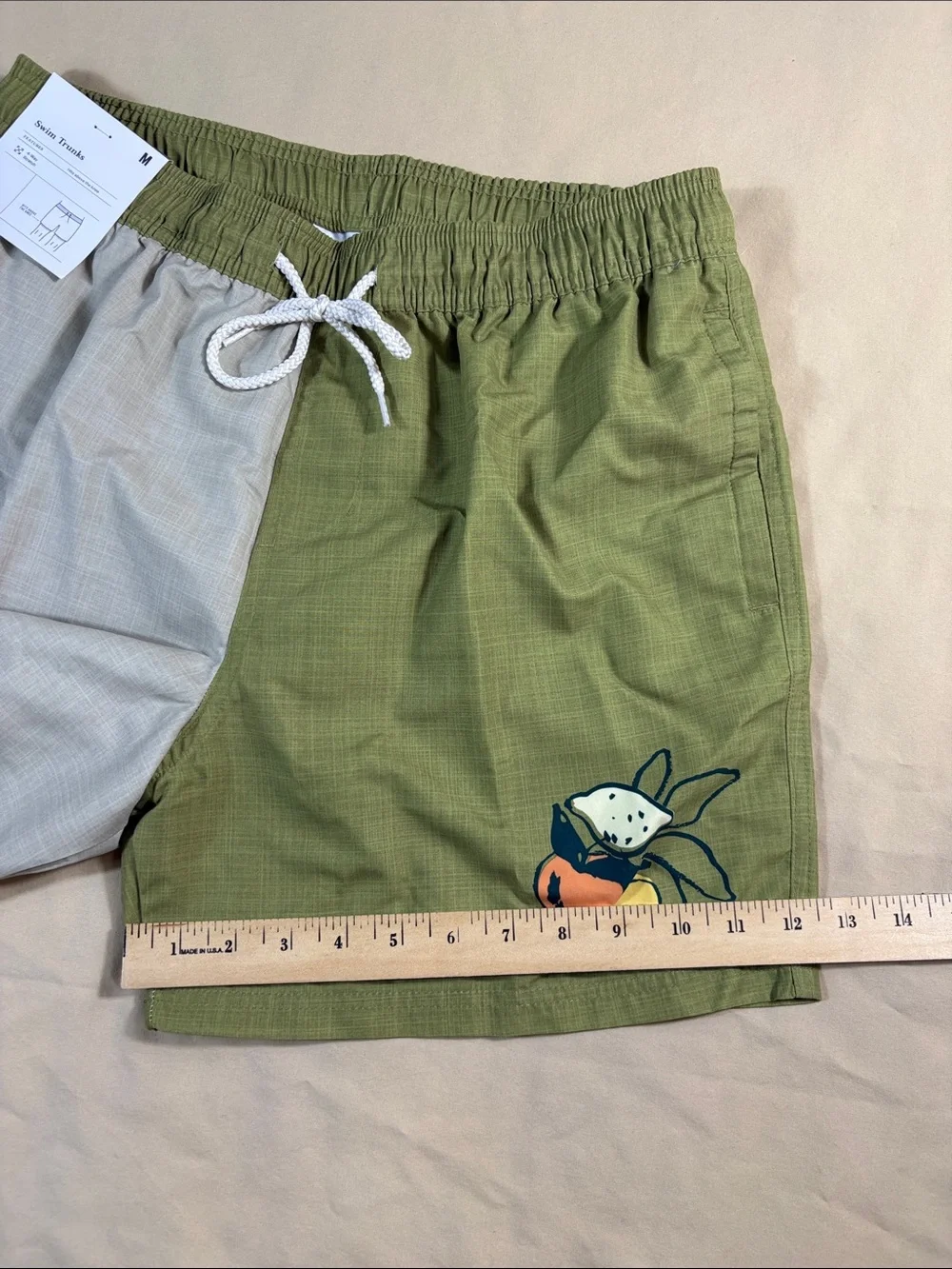 Summer Beachwear Men’s M Swim Trunks 5